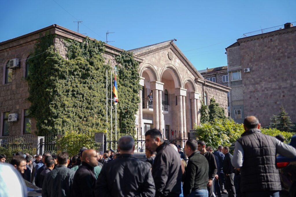 Nagorno-Karabakh region’s residents stage protest rally