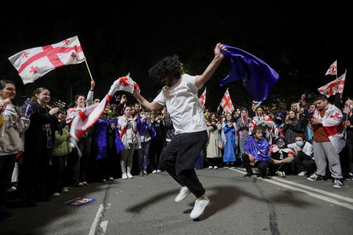 What is in store for Georgia divided by protests over “foreign agent” law?
