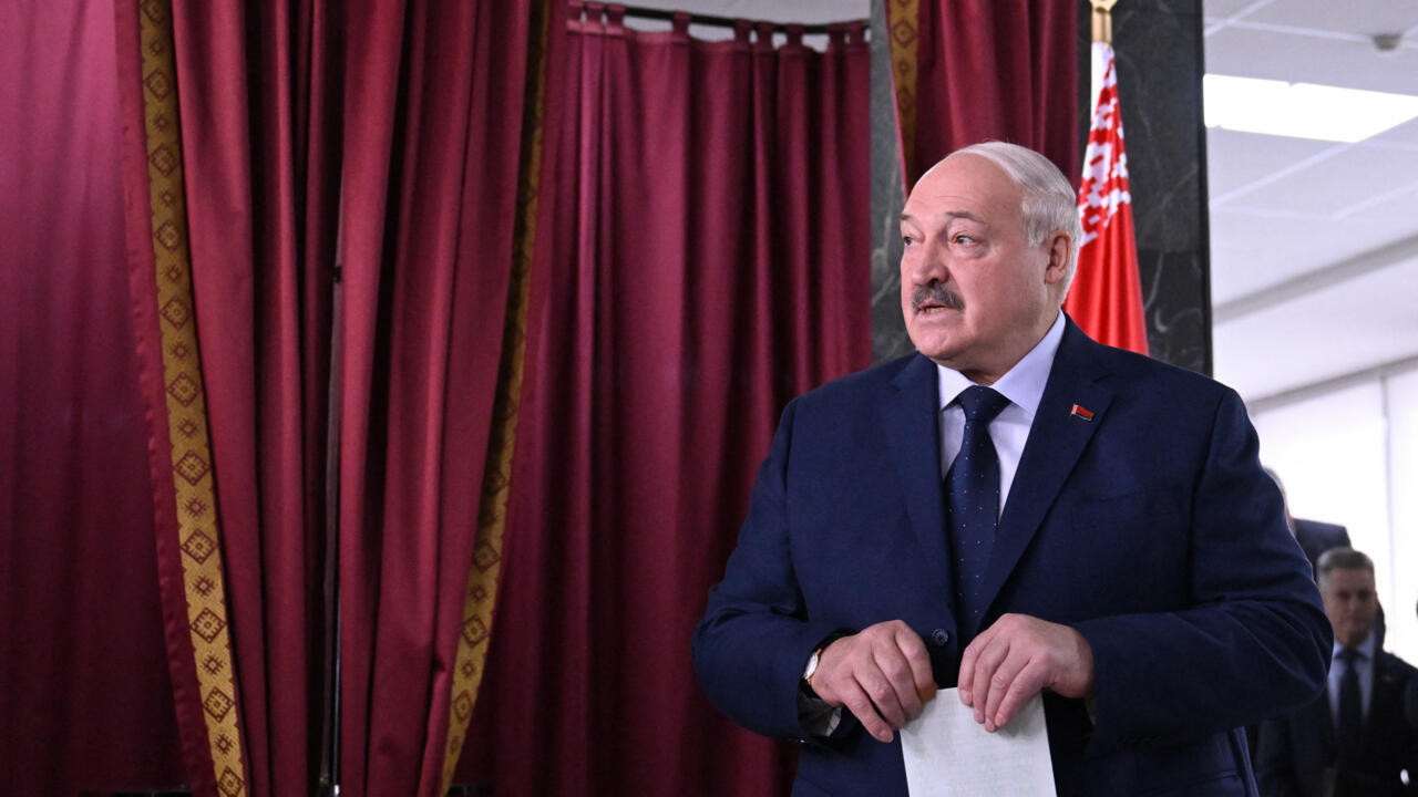Voting underway in Belarus as President Lukashenko set to secure 7th term