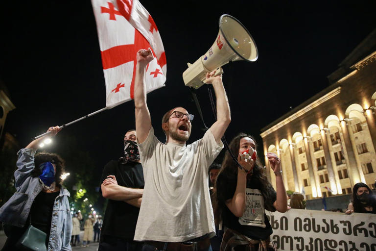 Georgia arrests 16 more over anti-government protests in Tbilisi 