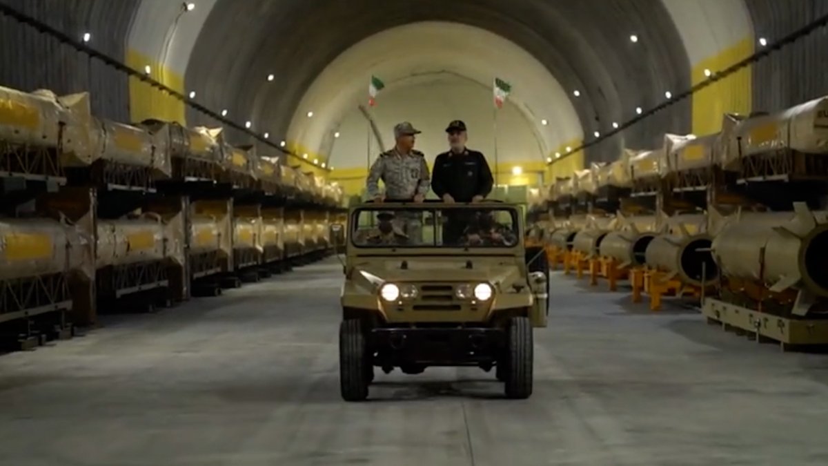 Iran shows off underground “missile city” amid regional tension
