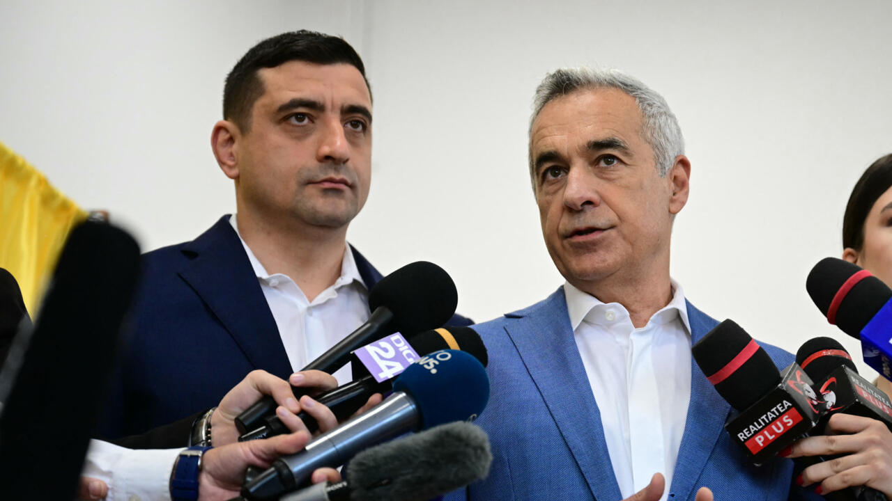 Romania’s far-right candidate wins first round of presidential election
