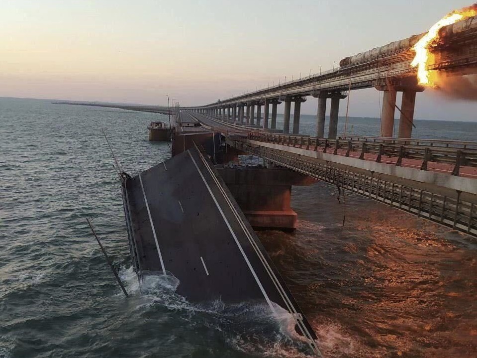 Russia blames Ukraine for deadly bridge collapse that killed seven