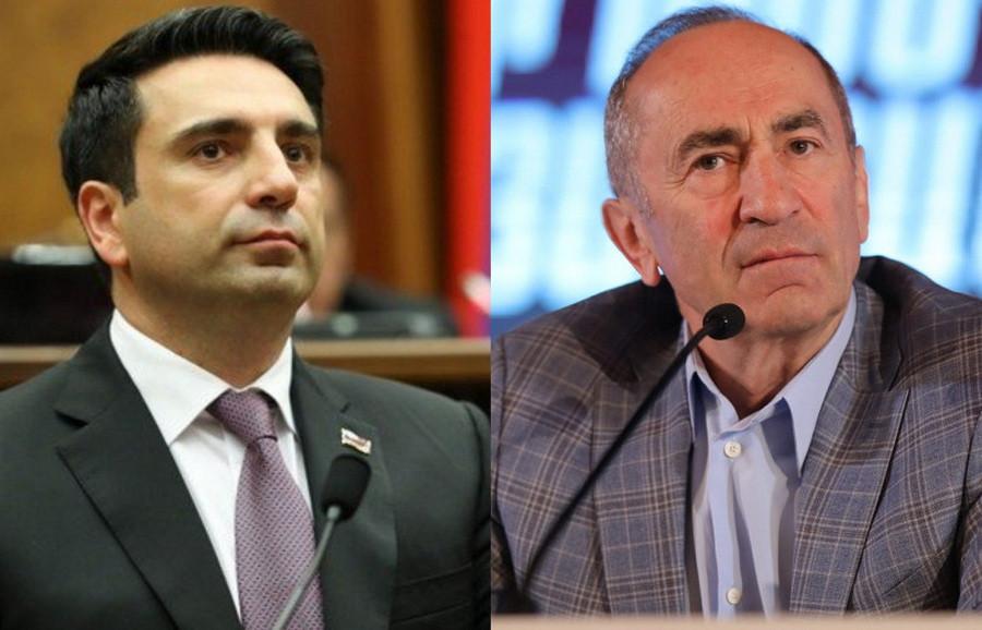 Armenian Parliamentary speaker sues ex-president for slander